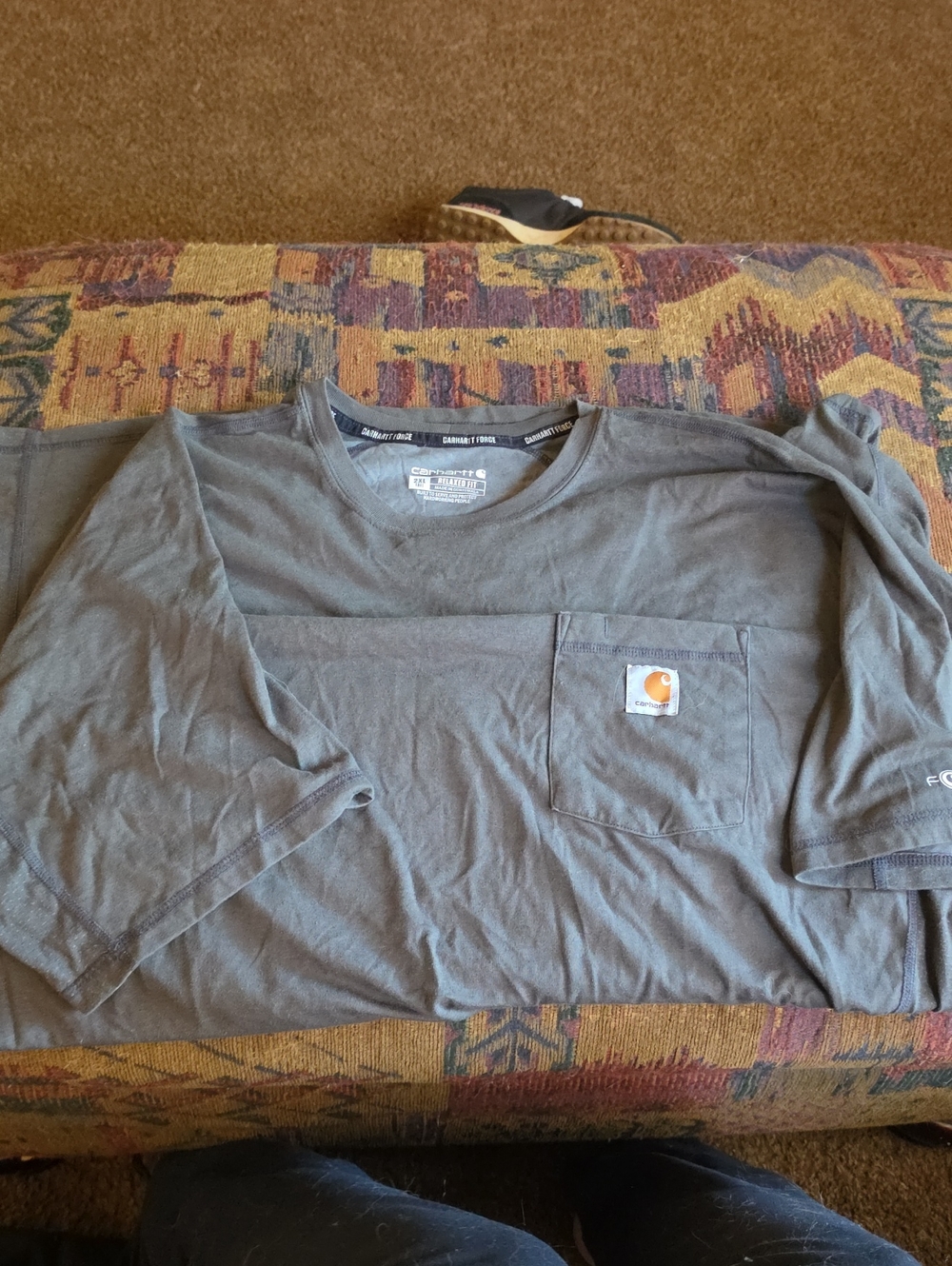 Carhartt Short-Sleeve Pocket T-Shirt in Gray
